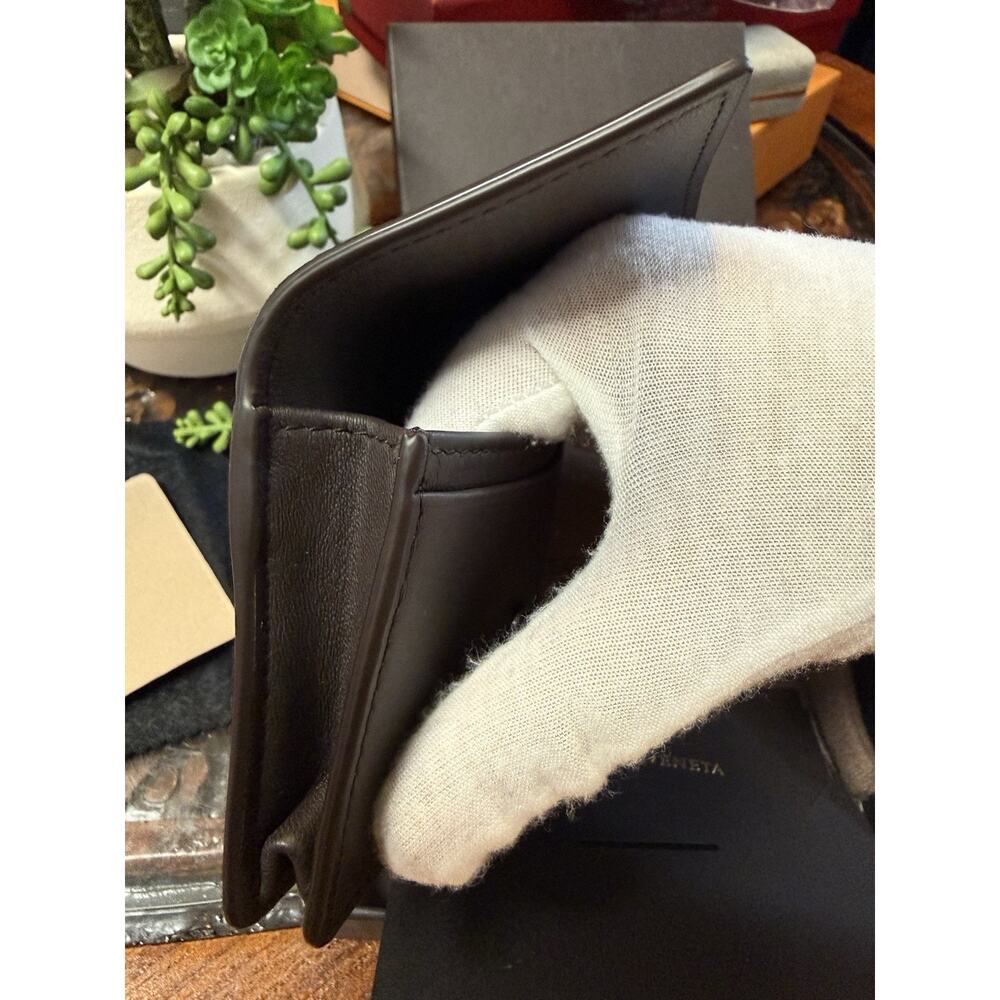 BOTTEGA VENETA Card Case Intrecciato Lambskin Leather With Box And Dust Bag - Picture 9 of 10